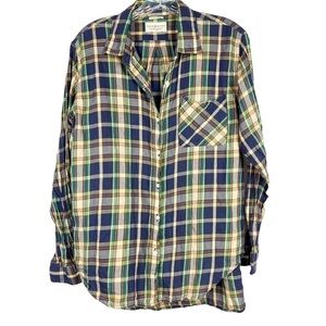 Denim & Supply Ralph Lauren women’s button down shirt size L plaid